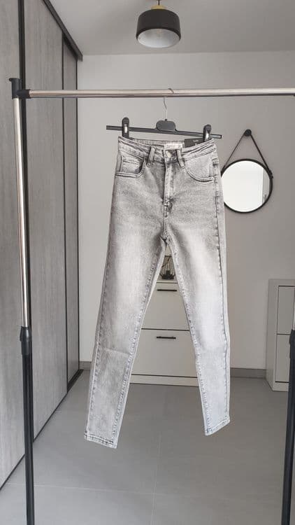 jean slim gris foncé